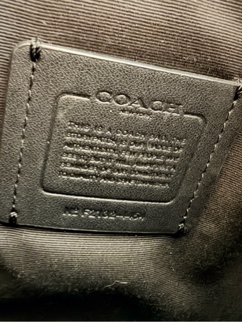 Coach Signature Fiona Zip Tote Bag | Black Pebbled Leather Shoulder Bag - Picture 5 of 9